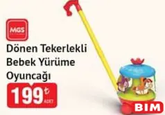 MGS OYUNCAK DÖNEN TEKERLEKLİ BEBEK YÜRÜME OYUNCAĞI